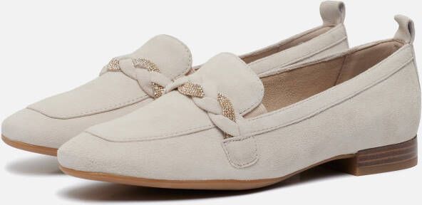 Tamaris Comfort Instappers taupe Leer Dames