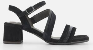 Tamaris Comfort Sandalen met hak zwart Imitatielee Dames