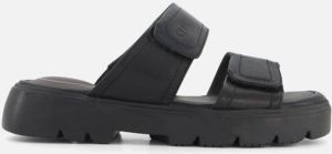 Tamaris Comfort Sandalen zwart Leer Dames