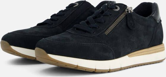 tamaris Comfort Sneakers blauw Suede