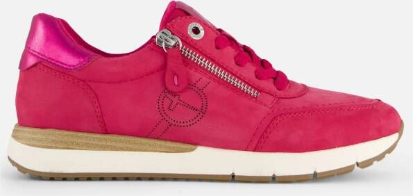 tamaris Comfort Sneakers roze Leer