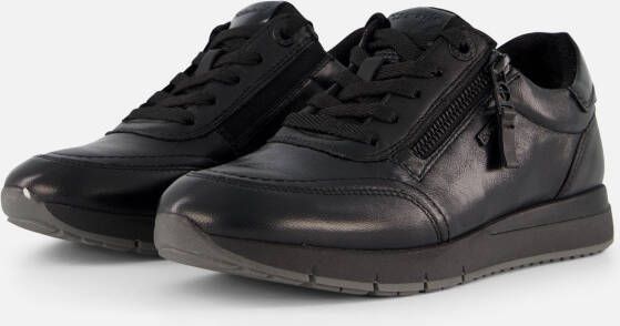Tamaris Comfort Sneakers zwart Leer Dames