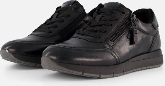tamaris Comfort Sneakers zwart Leer