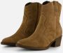 Tamaris Cowboy laars blokhak festival westernlaarzen met modieuze contraststiksels - Thumbnail 1