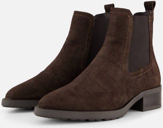 Tamaris Enkellaarsjes bruin Suede - Foto 2