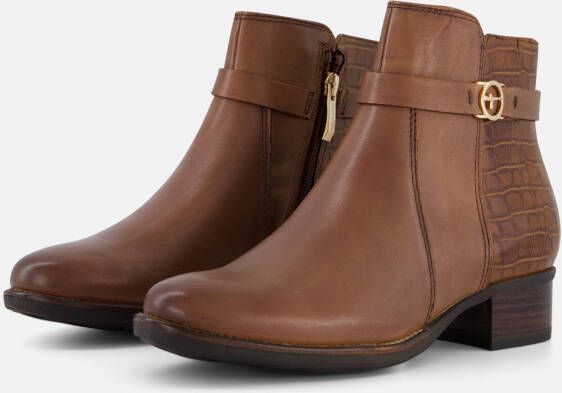 Tamaris Stijlvolle enkellaars met 3 cm hak Zwart Dames