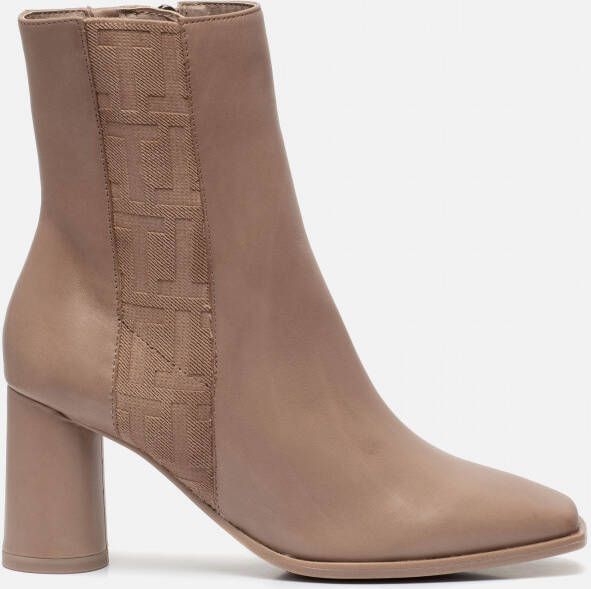 Tamaris Stijlvolle Taupe Enkellaarsjes Beige Dames