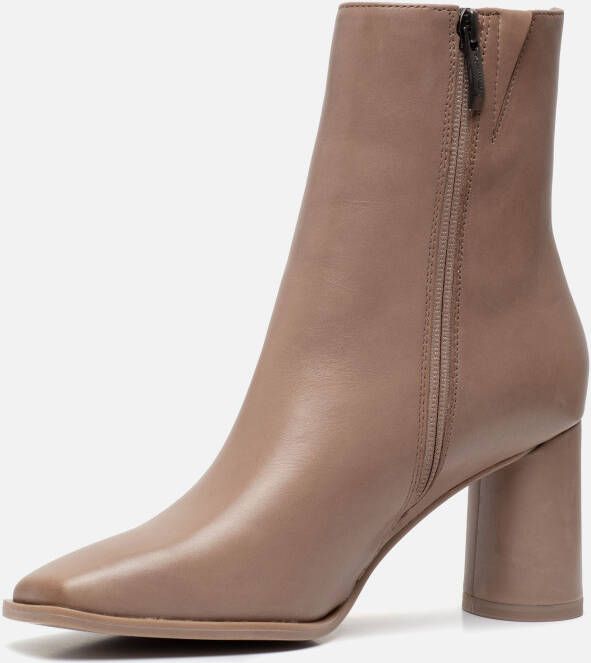 Tamaris Stijlvolle Taupe Enkellaarsjes Beige Dames