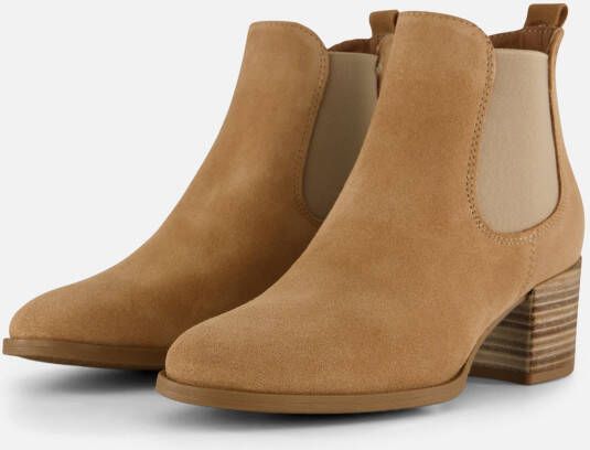 Tamaris Chelsea-boots cowboy enkellaars westernlaarzen met comfortabele stretch inzet