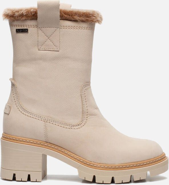 tamaris Enkellaarsjes beige Leer