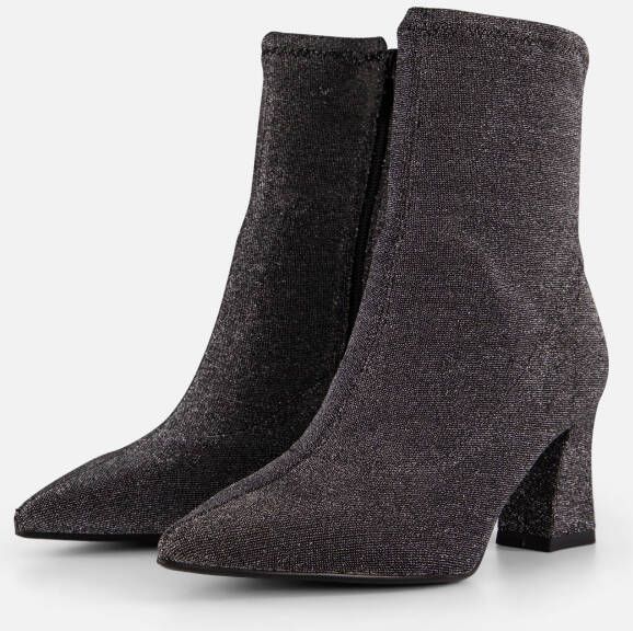 Tamaris Enkellaarsjes zilver Textiel Dames