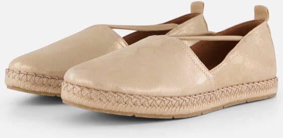 tamaris Espadrilles goud Leer