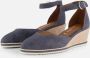 Tamaris Espadrilles Sleehak blauw Textiel Dames - Thumbnail 2