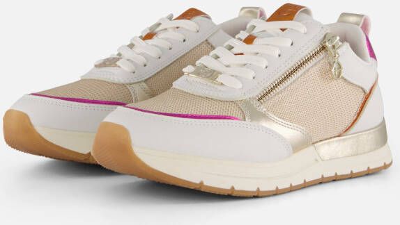 Tamaris Low Top Sneaker Damesschoenen Vegan M2373241 wit goud