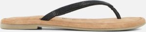 Tamaris Teenslippers met mooie steentjesgarnering