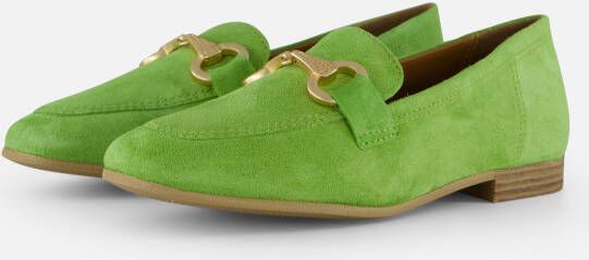 tamaris Instappers groen Suede