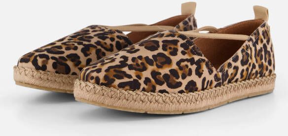 Tamaris Leopard Espadrilles bruin Leer Dames