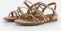 Tamaris Leopard Sandalen beige Textiel Dames - Thumbnail 2