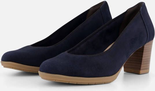 tamaris Pumps blauw Suede