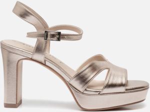 Tamaris Sandalen met hak goud Synthetisch Dames