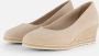 Tamaris Pumps met sleehak beige Leer Dames - Thumbnail 2