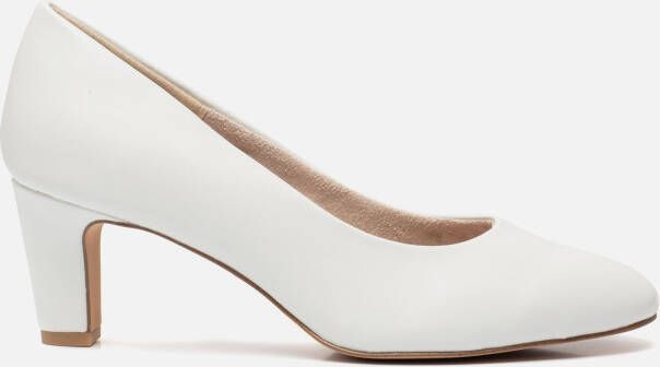 Tamaris Klassieke witte pumps voor dames White Dames