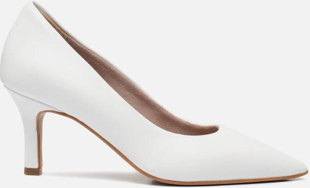 Tamaris Witte Elegante Gesloten Pumps White Dames