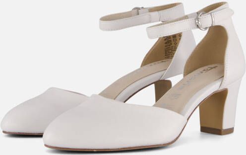 Tamaris leren pumps 1-22401-42 117 dames damesschoenen M2240142 White Leather