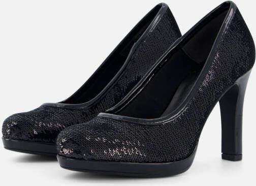 tamaris Pumps zwart Textiel