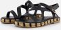 Tamaris Zomer Platte Sandalen Vrouwen Stijlvol Black Dames - Thumbnail 16