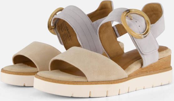 Tamaris Sandaaltjes zomerschoen sandaal sleehak met praktische klittenbandsluiting - Foto 2