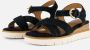 Tamaris leren muiltje 1-27135-42 001 damesschoenen slip-on M2713542 zwart - Thumbnail 2
