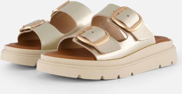 tamaris Sandalen goud Leer