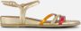 Tamaris Sandalen zomerschoen sandaal wig hak met smalle bandjes - Thumbnail 1