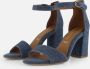 Tamaris Denim Sandalen met hak blauw Textiel - Thumbnail 1