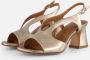 Tamaris Sandalen met hak brons Leer Dames - Thumbnail 2