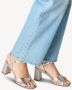 Tamaris Sandalen met hak goud Textiel Dames - Thumbnail 2