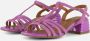 Tamaris Elegante paarse sandalette met trendy hak Purple Dames - Thumbnail 1