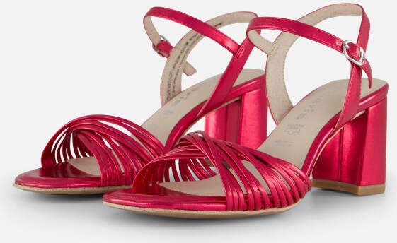 tamaris Sandalen met hak roze Synthetisch