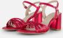 Tamaris Sandalen met hak roze Synthetisch Dames - Thumbnail 1