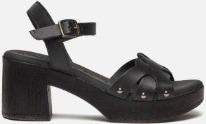 Tamaris Sandalen met hak zwart Leer Dames