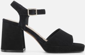 Tamaris Sandalen met hak zwart Leer Dames