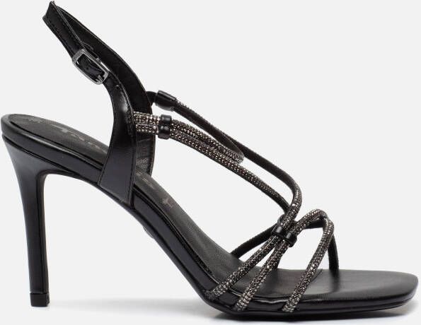 tamaris Sandalen met hak zwart Synthetisch