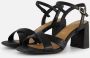 Tamaris Elegante Zwarte Platte Sandalen Vrouwen Black Dames - Thumbnail 1