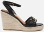 Tamaris Stijlvolle zwarte open sandalen Black Dames - Thumbnail 1