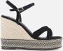 Tamaris Sandalen met sleehak zwart Leer Dames - Thumbnail 1