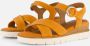 Tamaris Zomer Platte Sandalen Orange Dames - Thumbnail 2