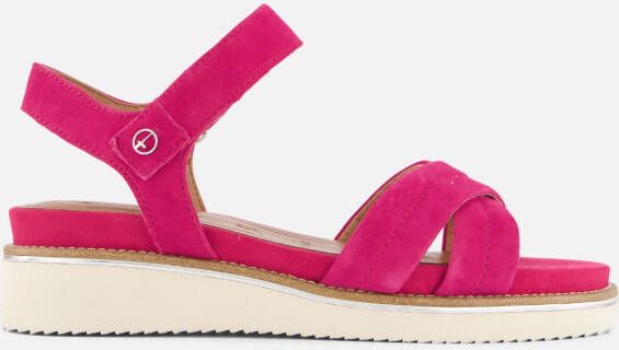 tamaris Sandalen roze Leer