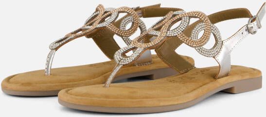 tamaris Sandalen zilver Leer