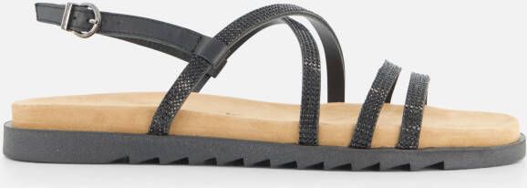tamaris Sandalen zwart Leer